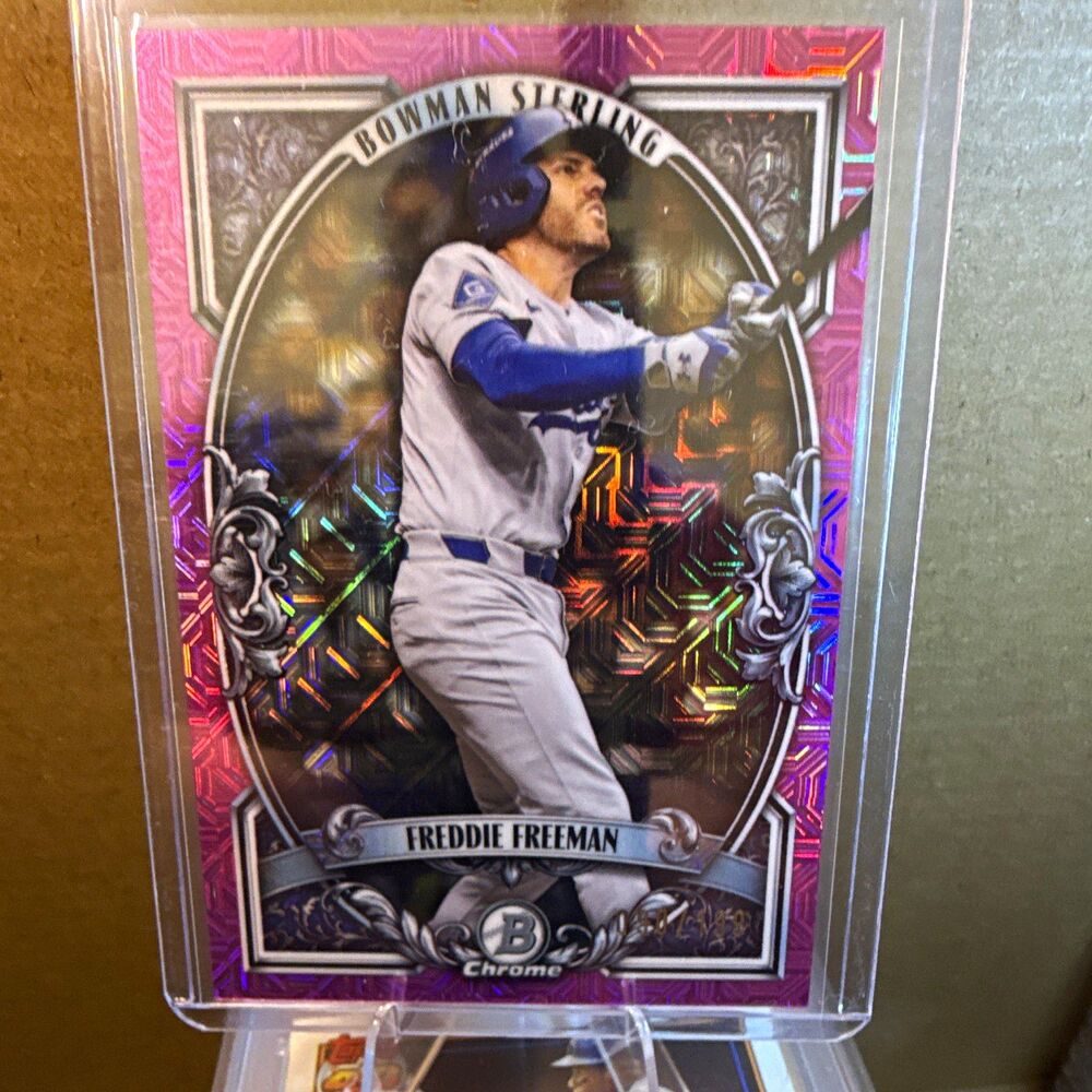 Topps 2026 Bowman Sterling Freddie Freeman BST-2 Pink Mojo Refractor /199